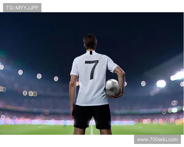 足球明星跃起瞬间的背影展现力量与激情的完美结合